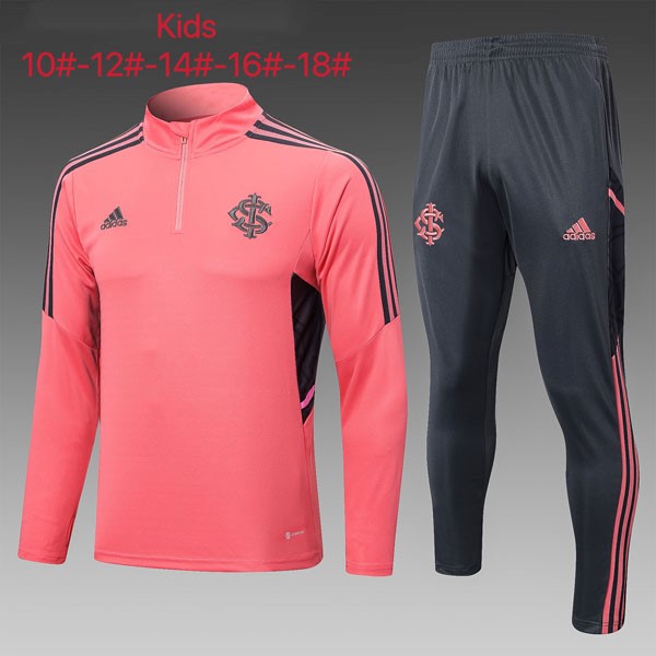 Ninos Sudadera De Training Internacional 2022-2023 Rosa Gris